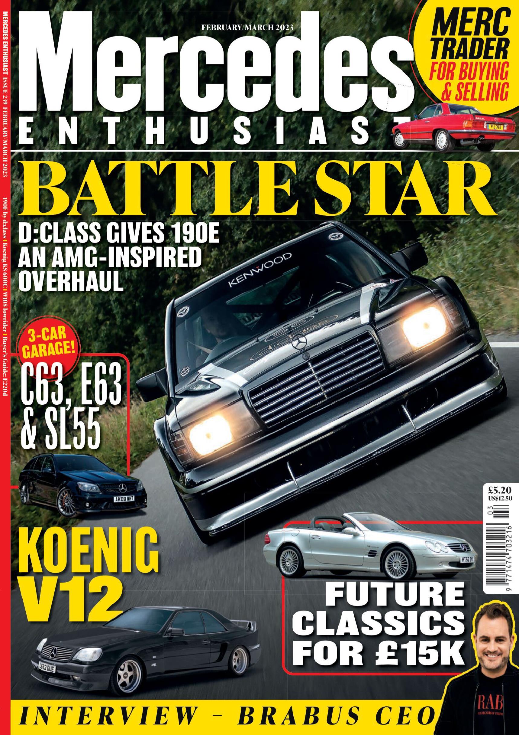 Журнал Mercedes enthusiast. February-March 2023
